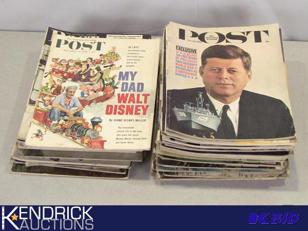 lot 63 image: Vintage Lot of 50s and 60s Post Magazines