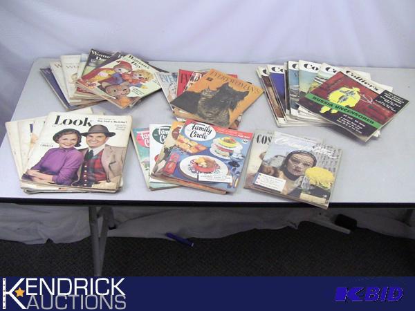 lot 65 image: Vintage Lot of Collectible Household Magazines