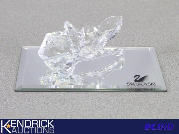 lot 78 image: Swarovski Rose and Display Mirror