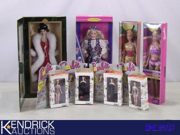 lot 95 image: Mixed Lot of Collectible Barbies MIB