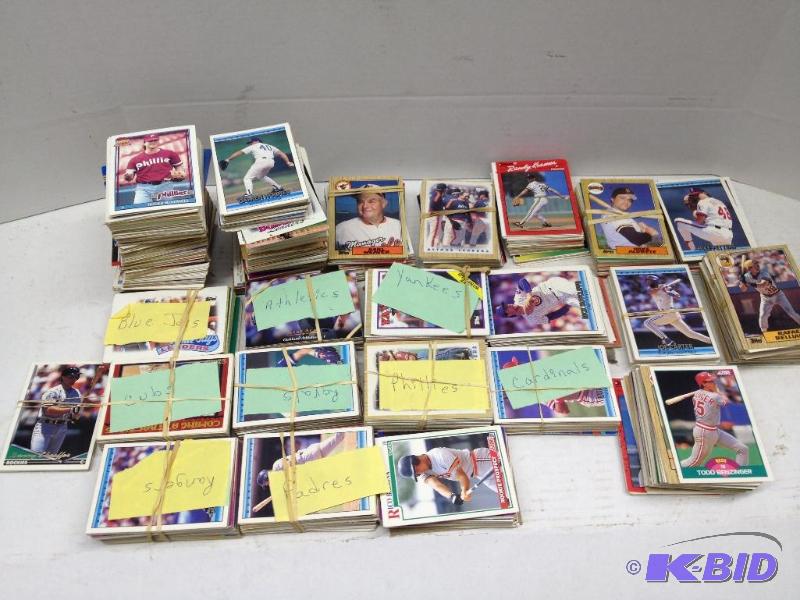 lot 50 image: 1986 - 1993 Baseball Card Collection