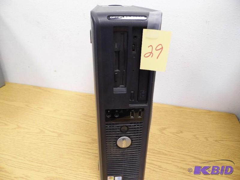 lot 29 image: Dell Optiplex GX620 Computer