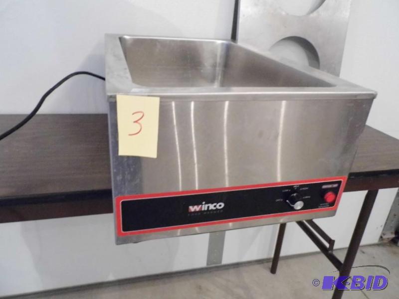 lot 3 image: Winco Food Warmer with insert