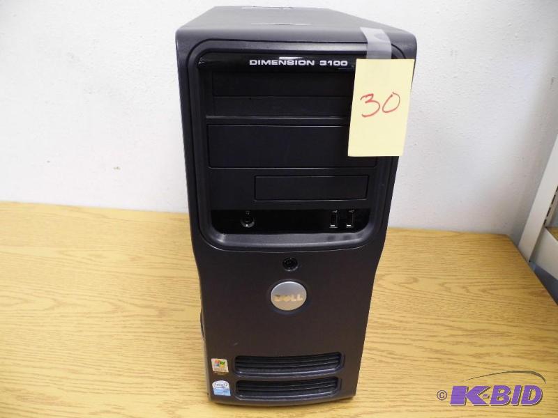lot 30 image: Dell Dimension 3100 Computer