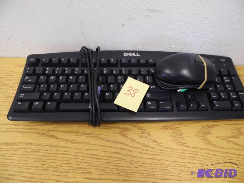 lot 38 image: Dell Keyboard and Mouse