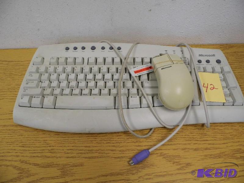 lot 42 image: Microsoft Keyboard and Mouse