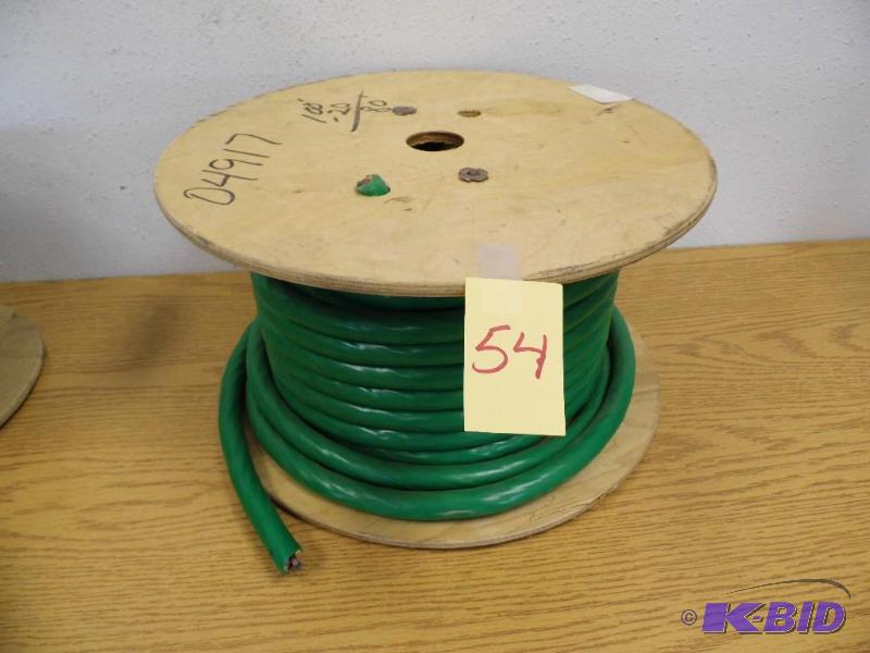 lot 54 image: Spool of Electrical Wire