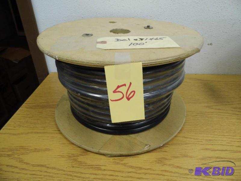 lot 56 image: Spool of Electrical Wire