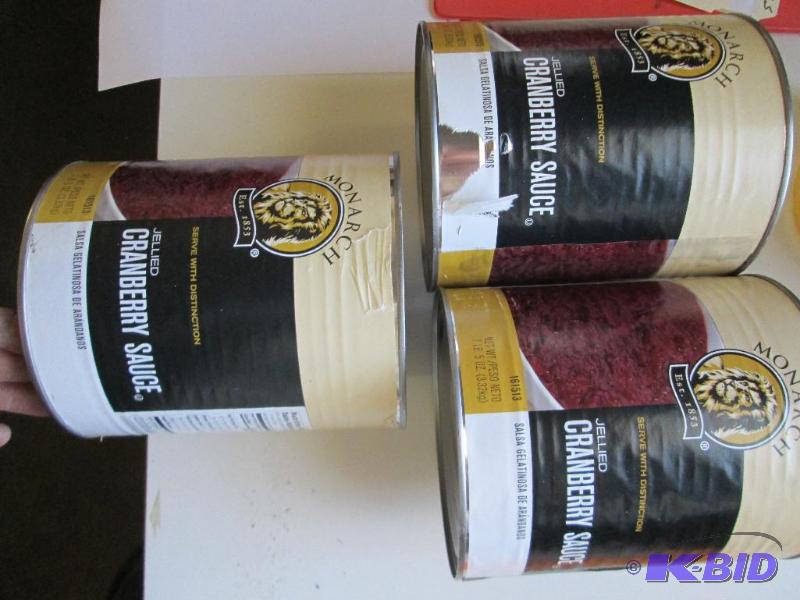 lot 137 image: Lot of 3 - 7 lb. 5 oz. can of Monar...