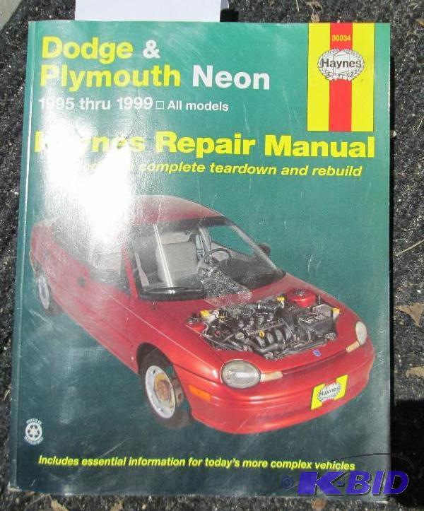 lot 35 image: Dodge and Plymouth Neon 95 - 99 aut...