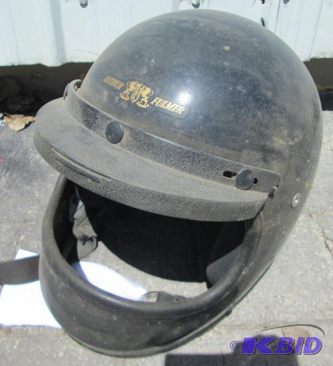 lot 37 image: Arthur Eagle DOT motorcycle helmet...