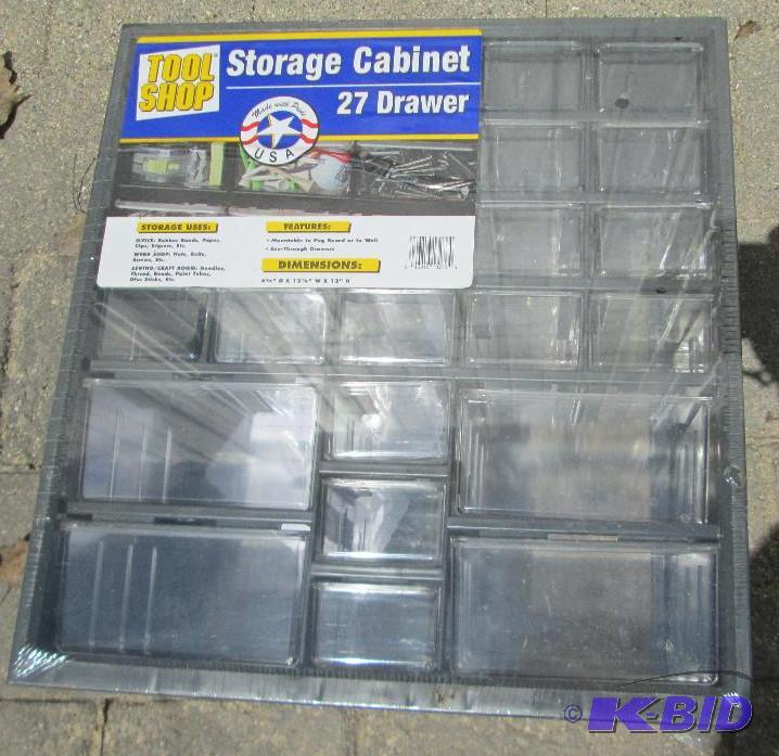 lot 45 image: New wrapped 27 bin storage system...