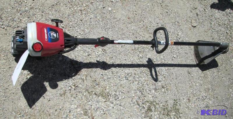 lot 60 image: Troy Bilt weed whip, starts and run...