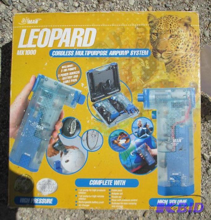 lot 61 image: Leopard cordless air pump new in bo...