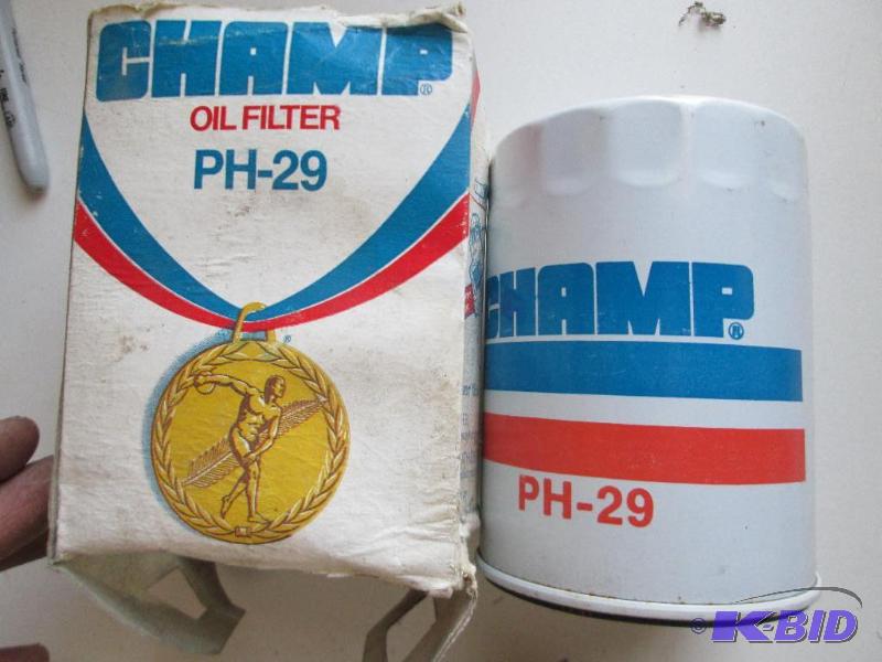 lot 97 image: Champ PH-29 oil filter - 78 Chevy v...
