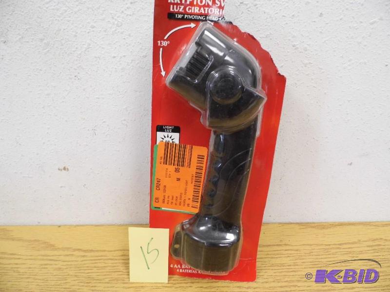 lot 15 image: Brinkmann Krypton Swivel Flashlight