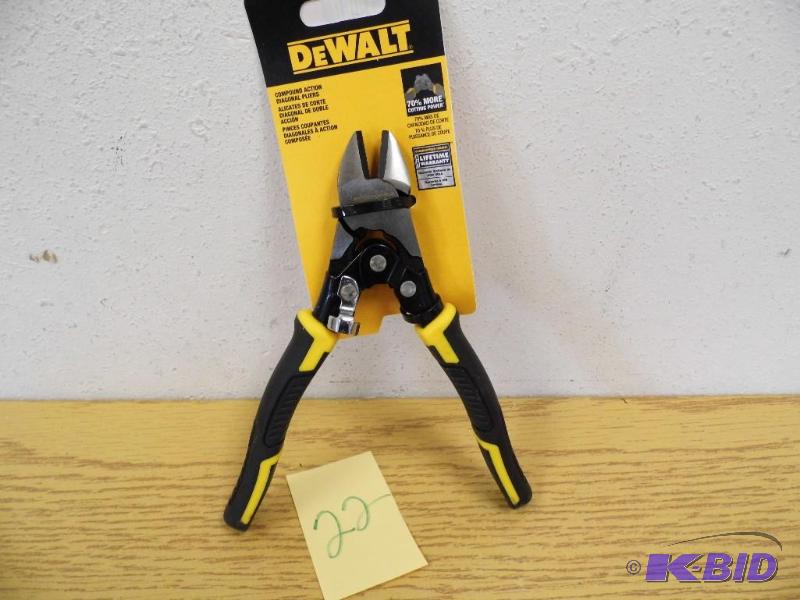 lot 22 image: DeWalt Compound Active Diagonal Pliers