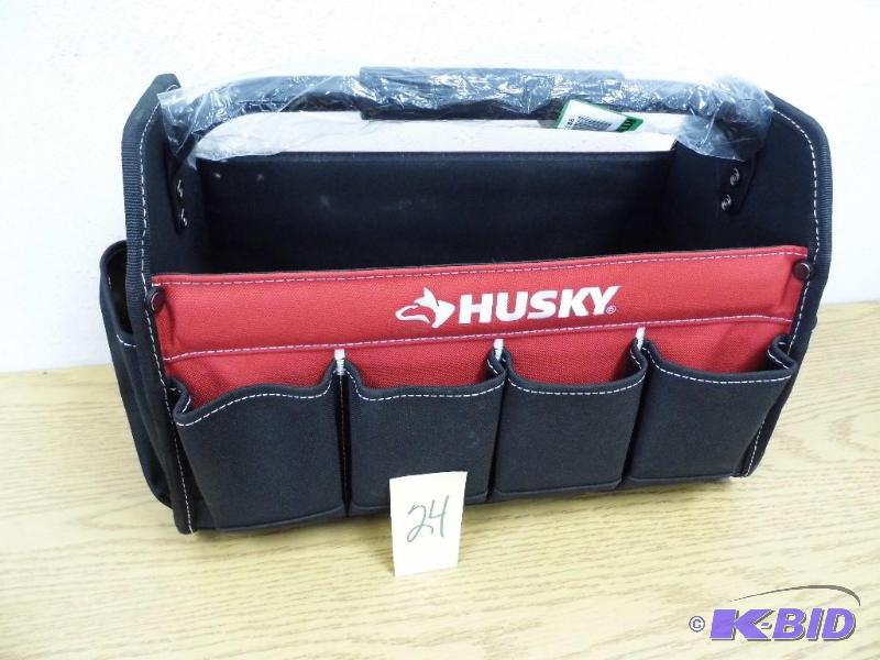 lot 24 image: Husky 15 Tool Tote