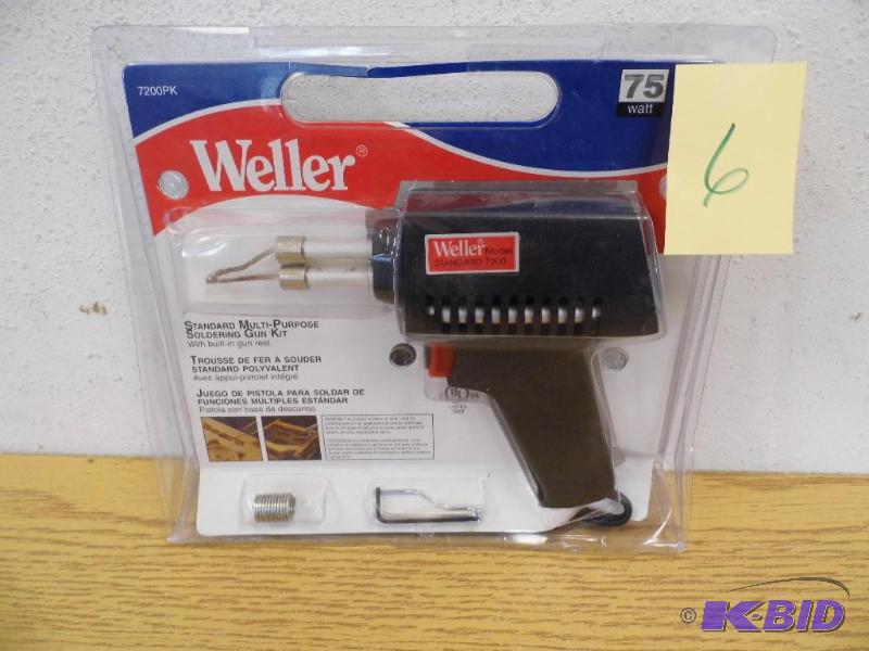 lot 6 image: Weller 75 Watter Soldering Gun Kit