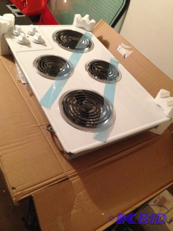 Frigidaire Stovetop White 4 Burner...