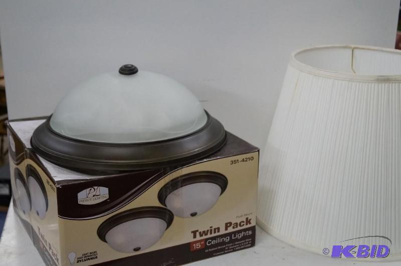 ceiling light fixture & lamp shade