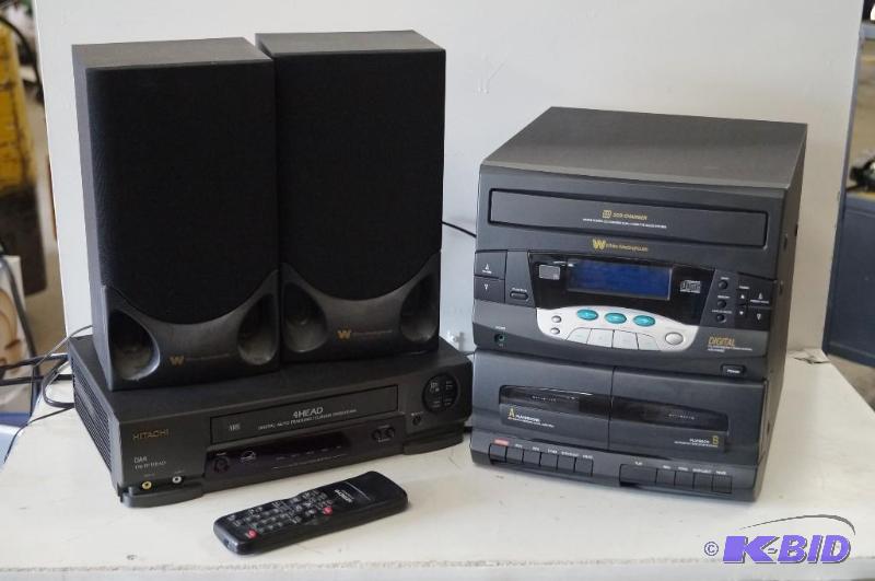 Westinghouse stereo and VHS player