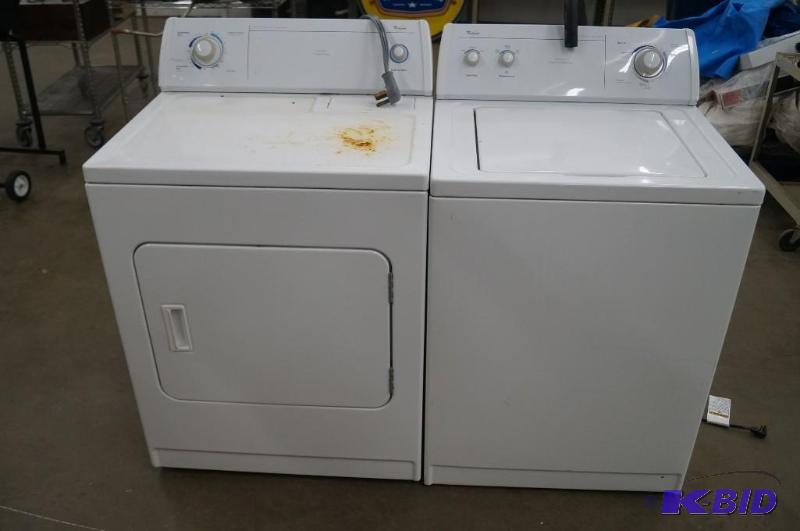 Whirlpool washer and dryer