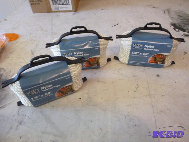 3 Spools of Nylon Rope 14&quot X ...