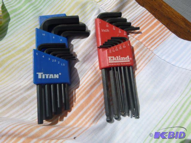 Eklind SAE Allen Set and Tital Metr...