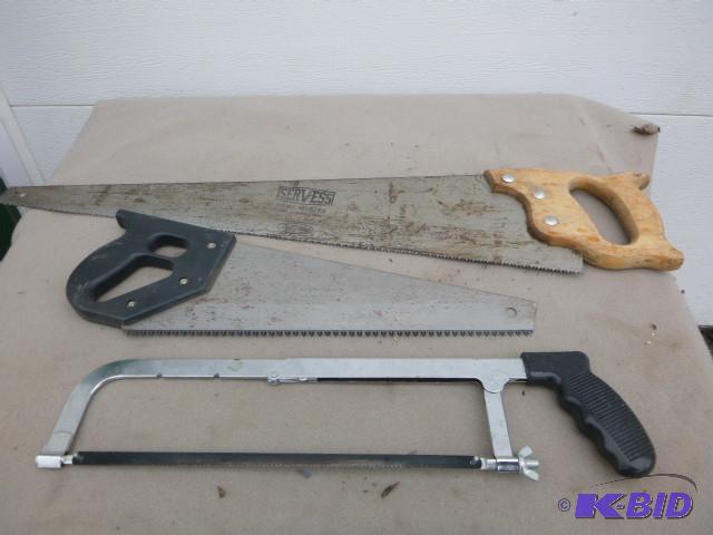 2 Hand Saw and a Hack Saw...