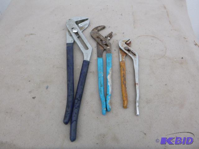 3 Channel Lock Pliers...