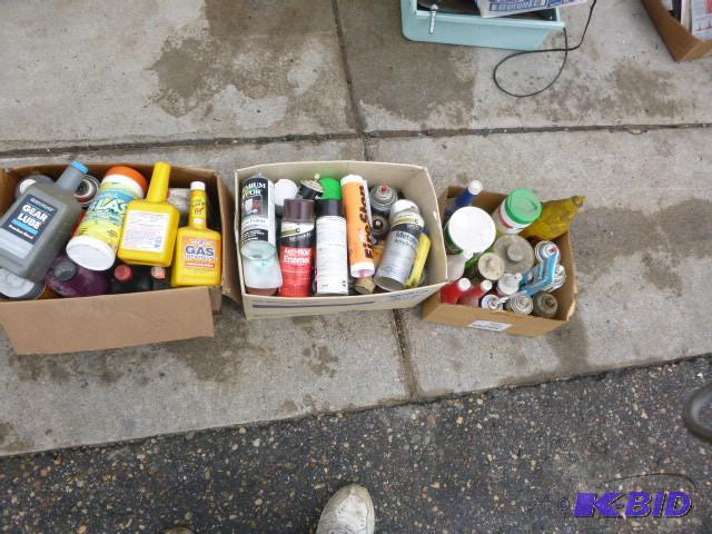 Lot of Miscellaneous Garage Fluids...