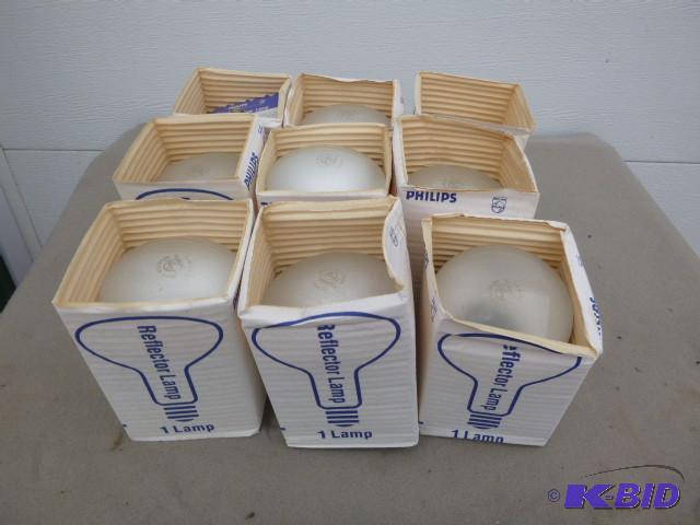 9 New 75 Watt Flood Light Bulbs...