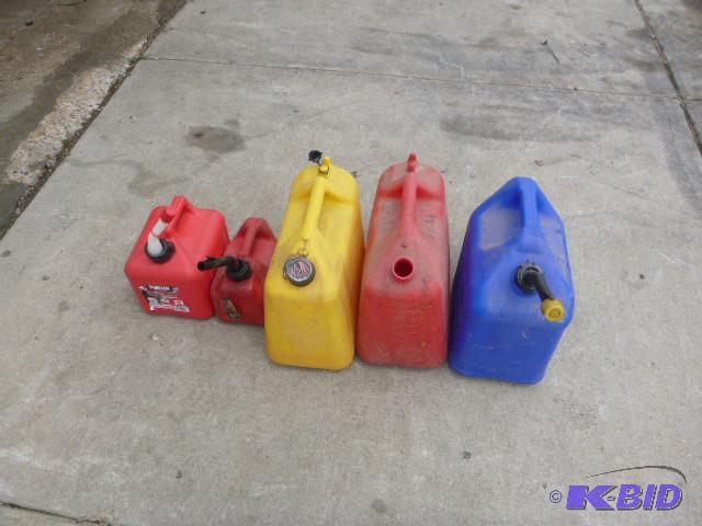 5 Gas Cans...