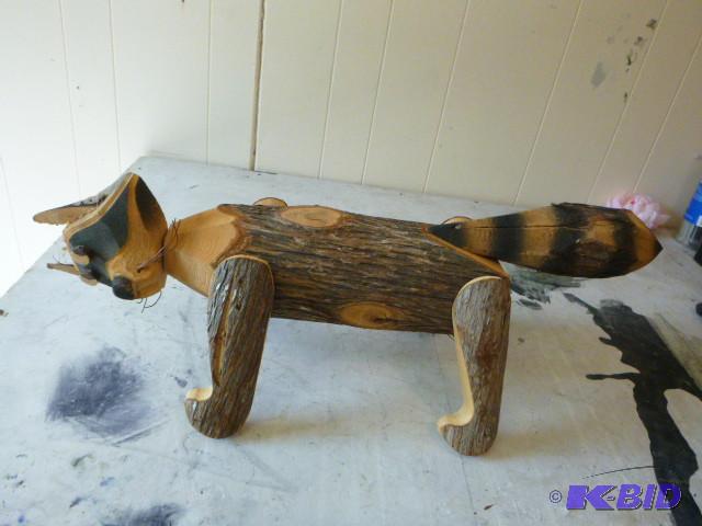 Wood Raccoon 28&quot X 11&quot...