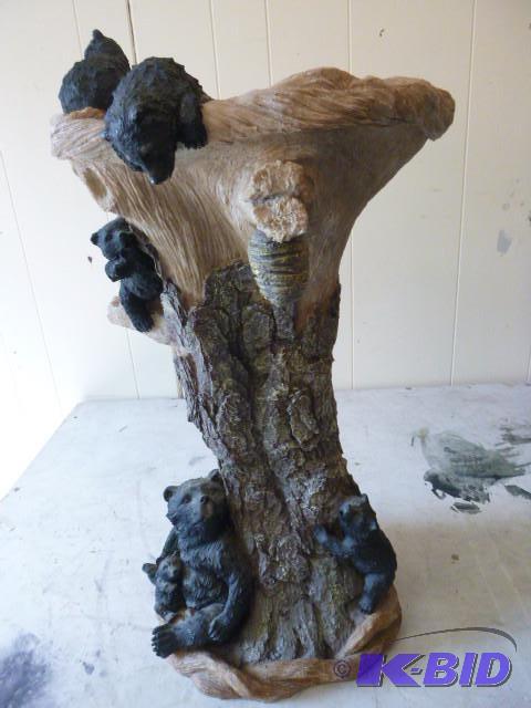 Plastic Bear Bird Bath 27&quot...