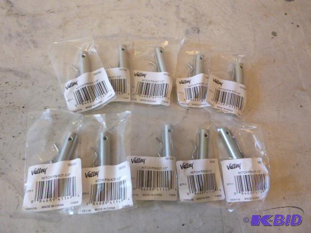 10 Valley Hitch Pin Kits 12&quot...