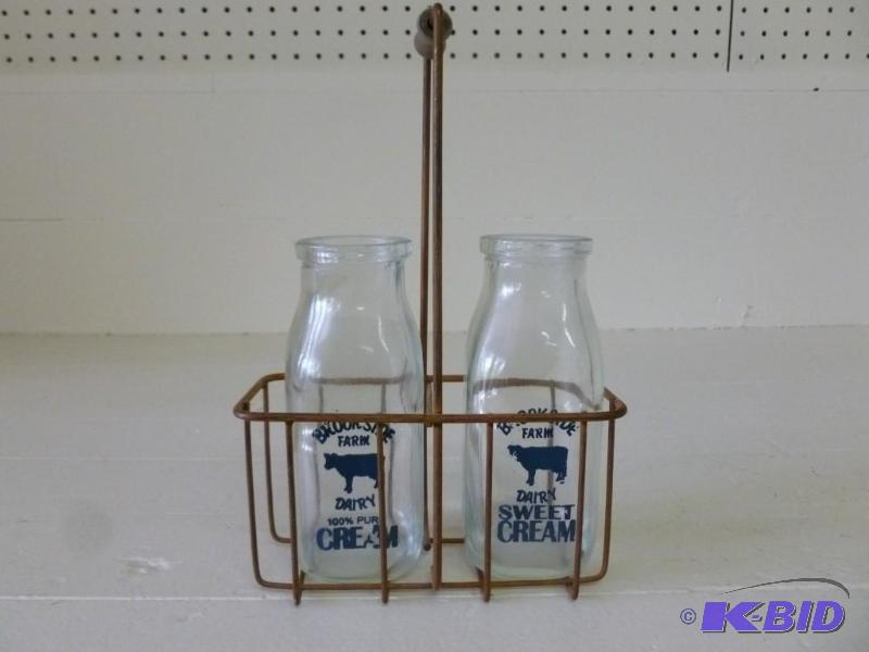 lot 101 image: Decorative Brookside Dairy wood han...