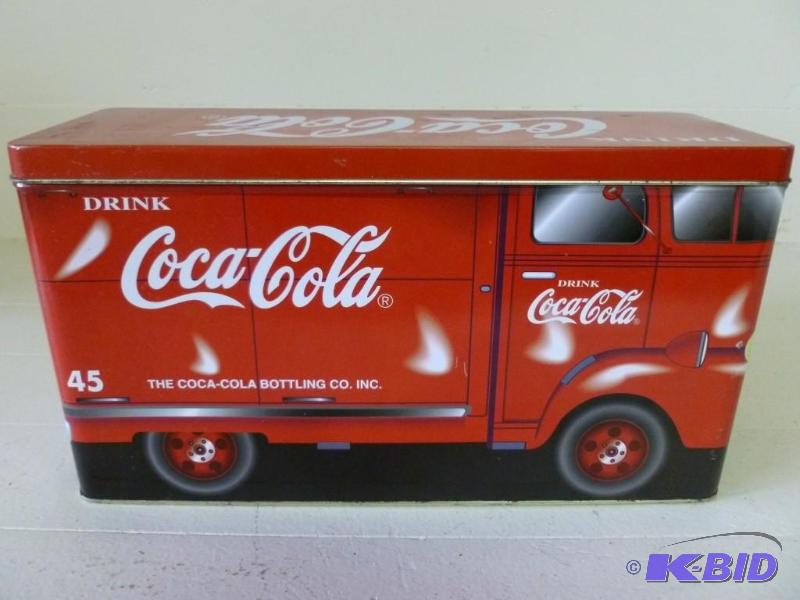 lot 123 image: Large Drink Coca-Cola metal storage...