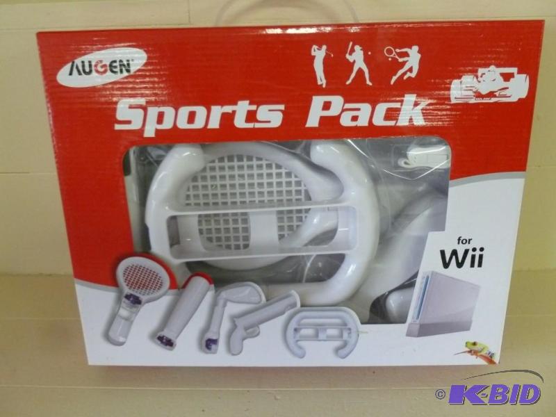 lot 136 image: Augen&nbspWII Sports Pack, Brand N...