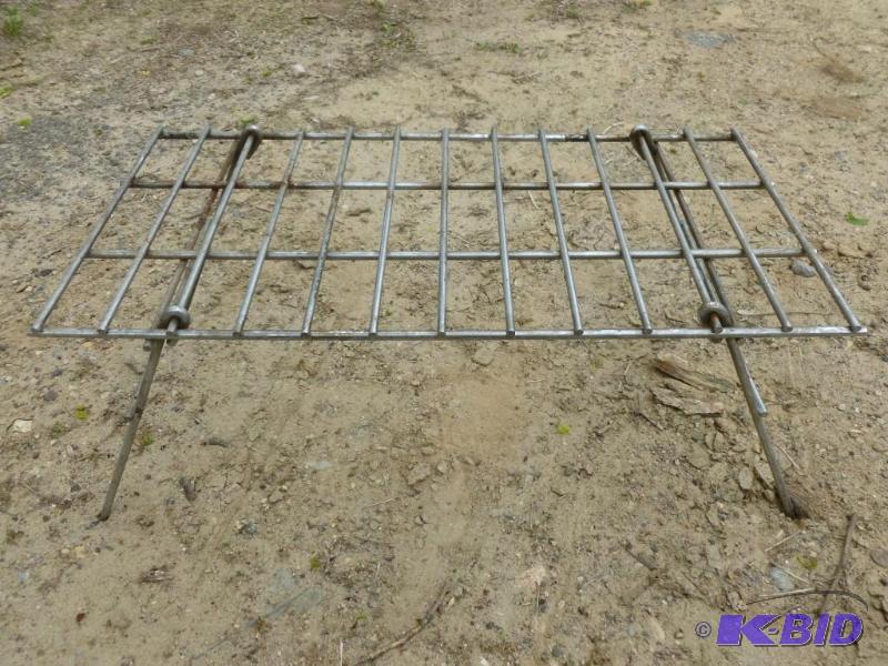 lot 168 image: Heavy duty chrome plated metal camp...
