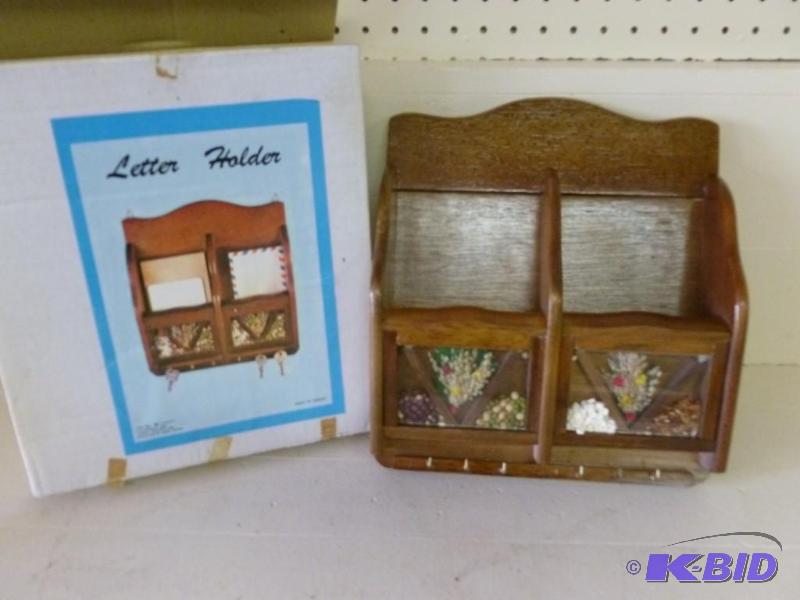 lot 261 image: Tundra Imports wood framed wall let...