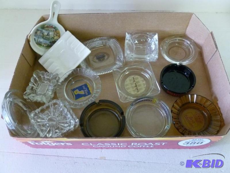 lot 270 image: Large lot of collector ashtrays....