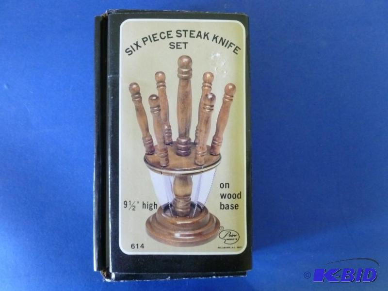 lot 272 image: Price Products six-piece steak knif...