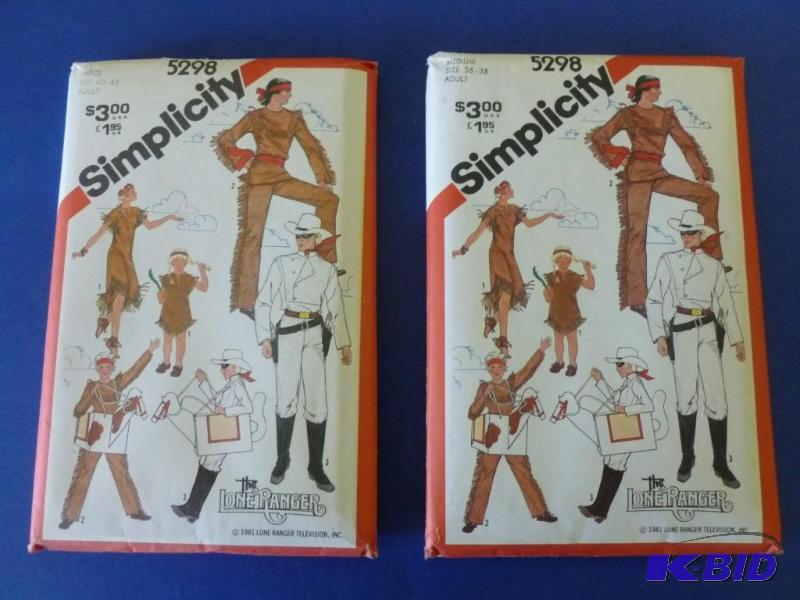 lot 286 image: Lot of two 1981 Simplicity The Lone...
