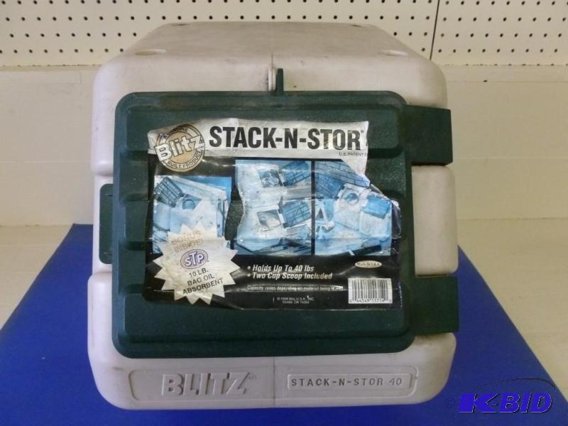 lot 287 image: Blitz Stack-N-Stor 40 heavy gage pl...