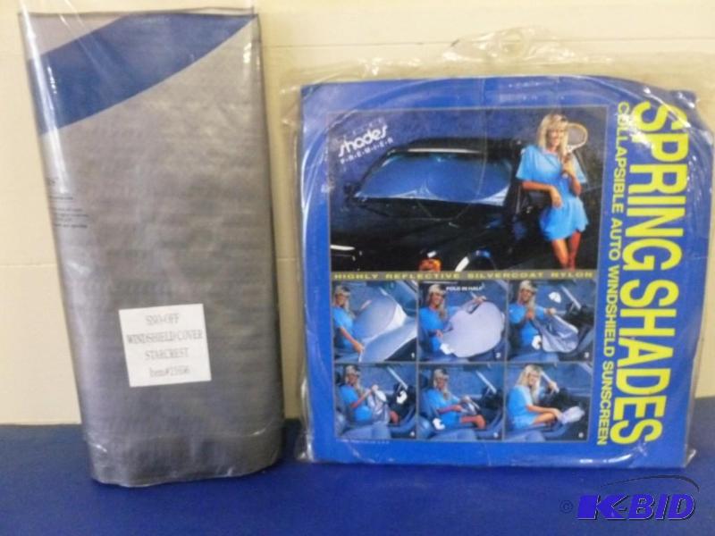 lot 298 image: Lot of two brand new windshield sun...