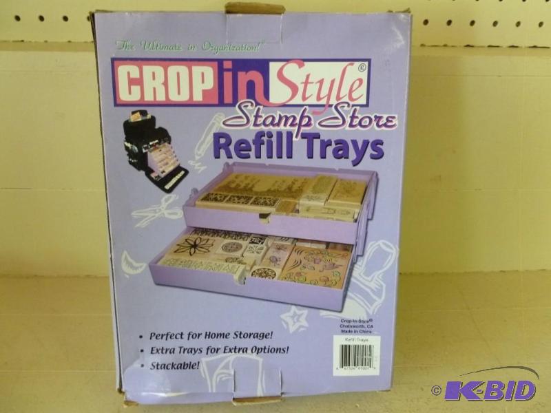 lot 379 image: Crop In Style Stamp Store Refill Tr...