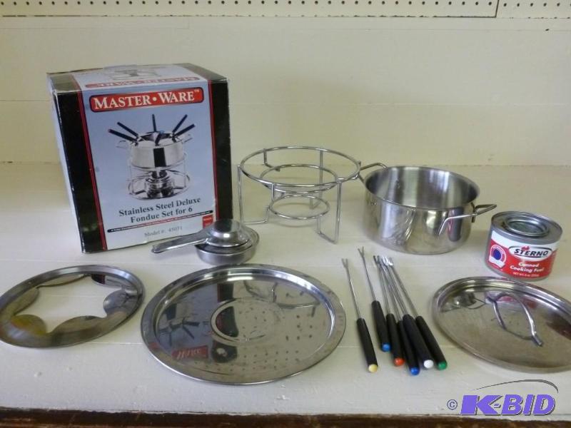 lot 94 image: Master Ware stainless steel deluxe ...