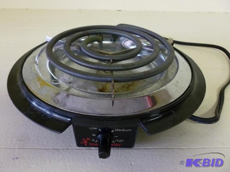 lot 97 image: Toastmaster tabletop electric range...